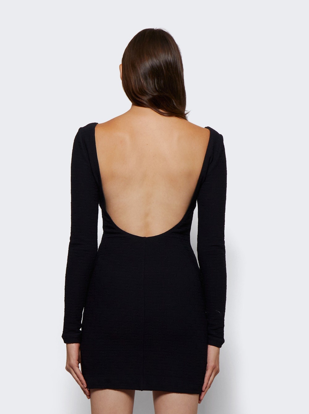 Long Sleeve Dress Black - 5