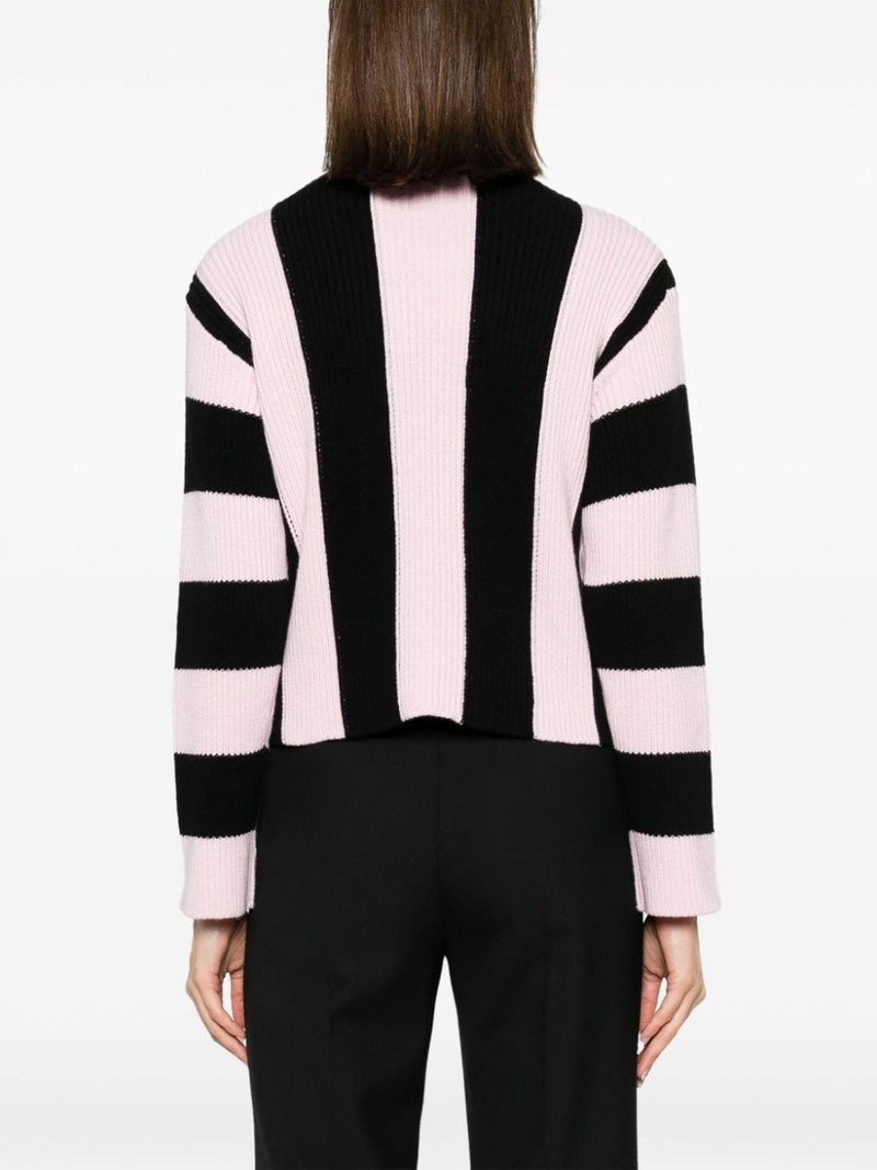 striped virgin wool jumper 4