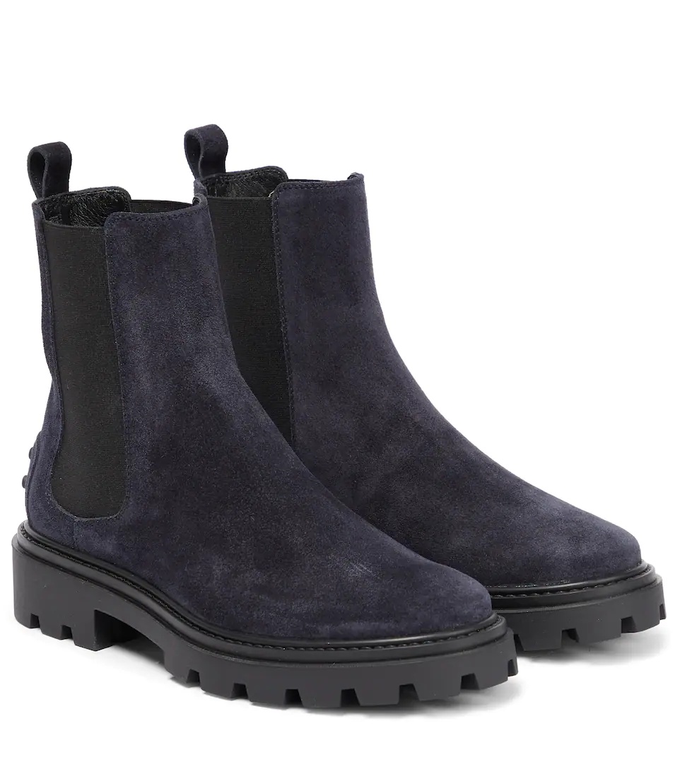 Suede Chelsea boots - 1