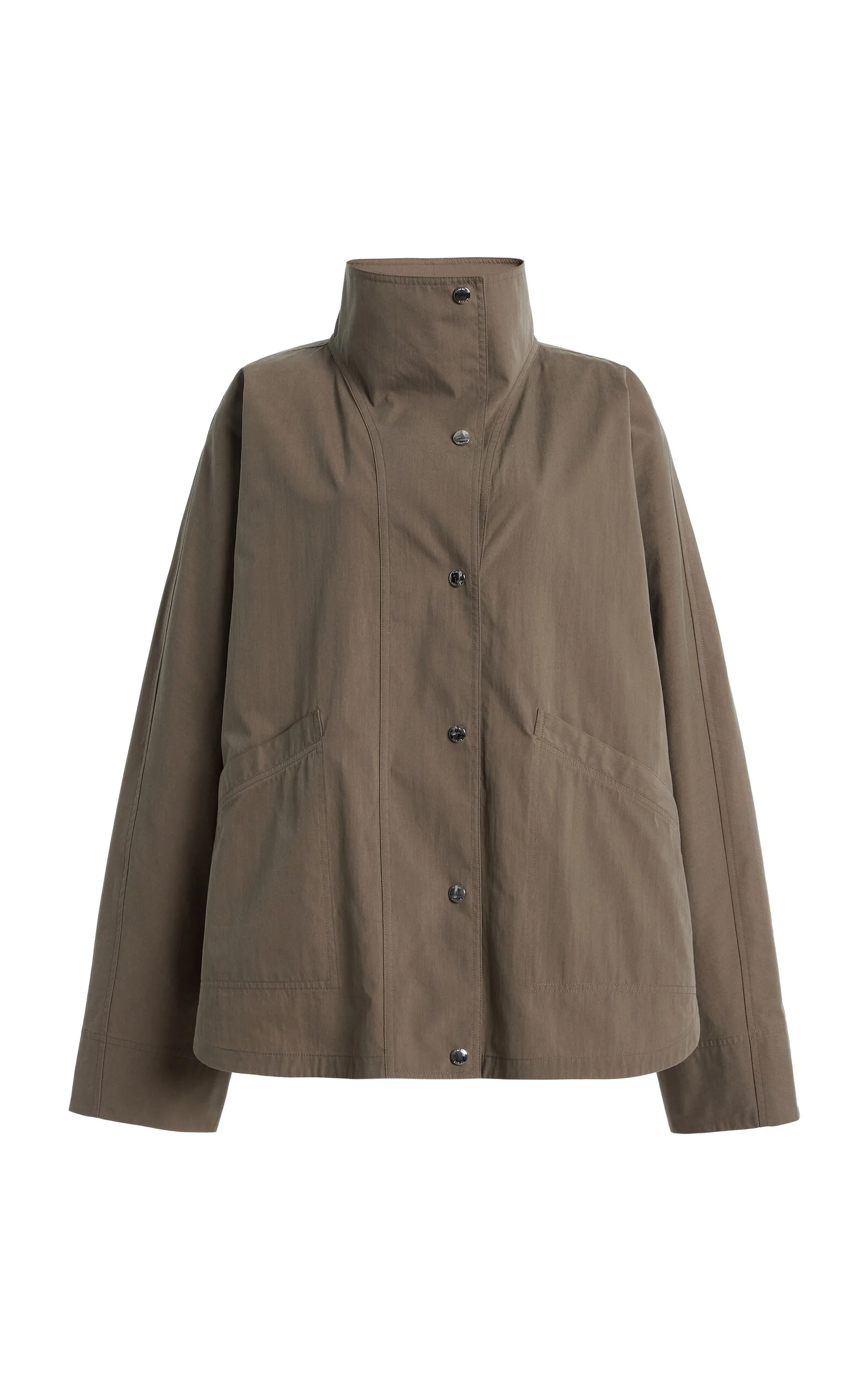 Cotton-Nylon Parachute Jacket green - 1