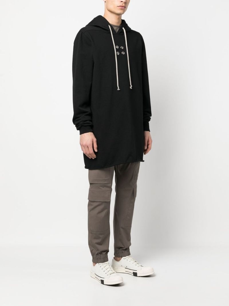 long-sleeved cotton hoodie - 3