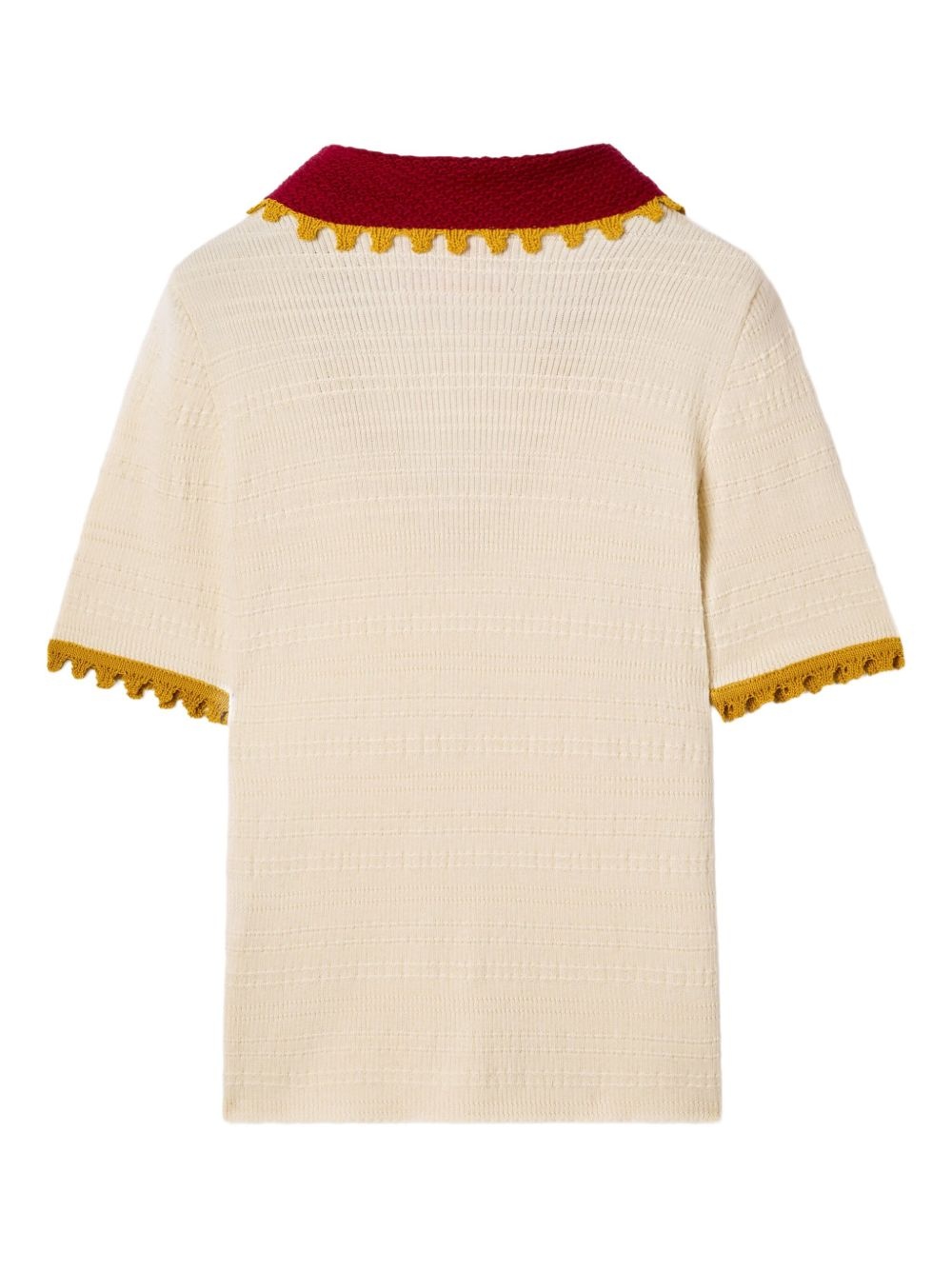 cotton-cashmere knitted top - 5