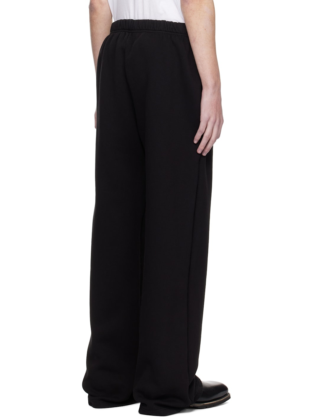 Black Heavyweight Puddle Sweatpants - 3