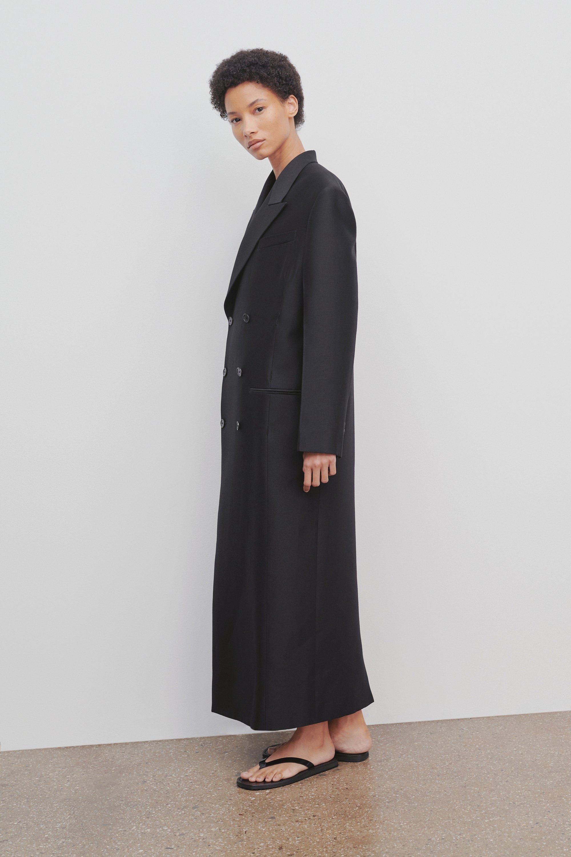 Catena Coat in Wool and Silk - 6