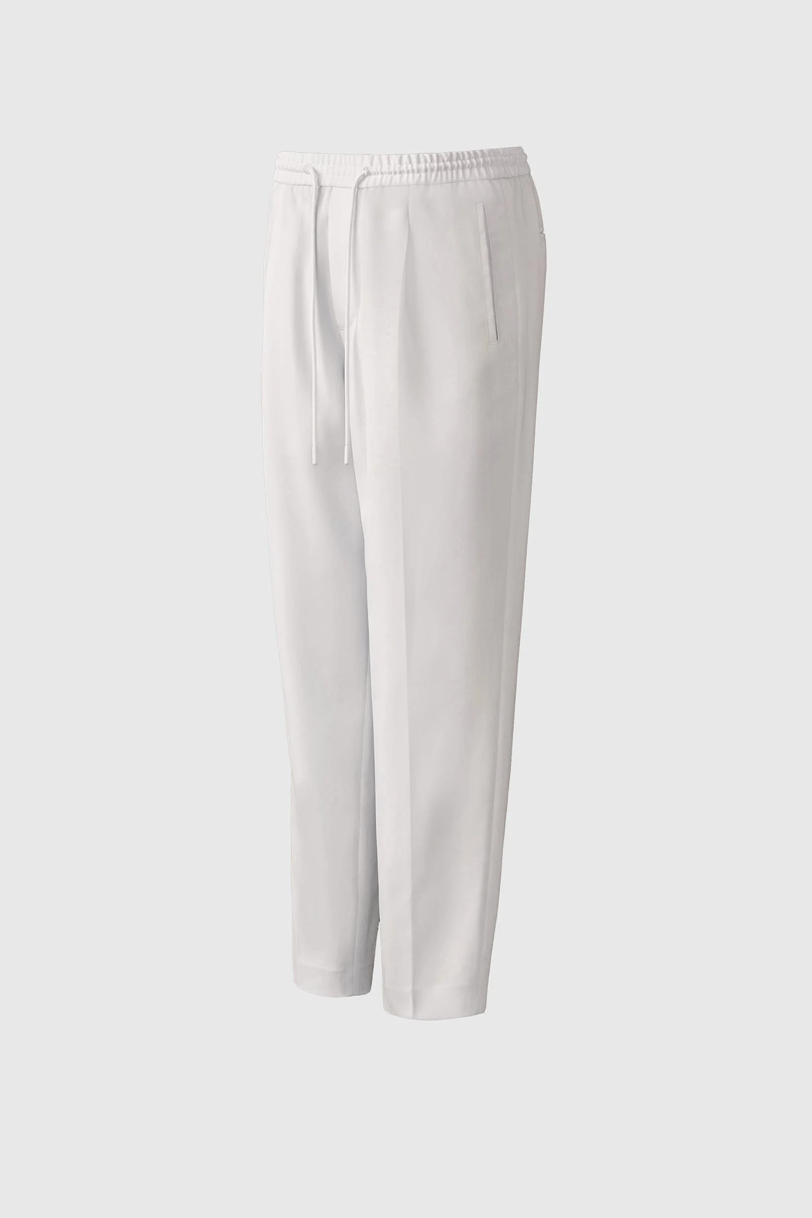 MARTIN-Z Pleated wool pants with elasticized waist - 1