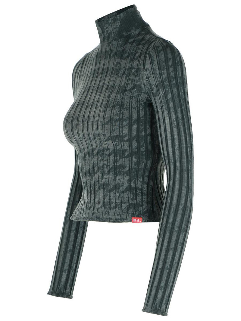 Diesel Diesel Grey Cotton Blend Sweater outlook