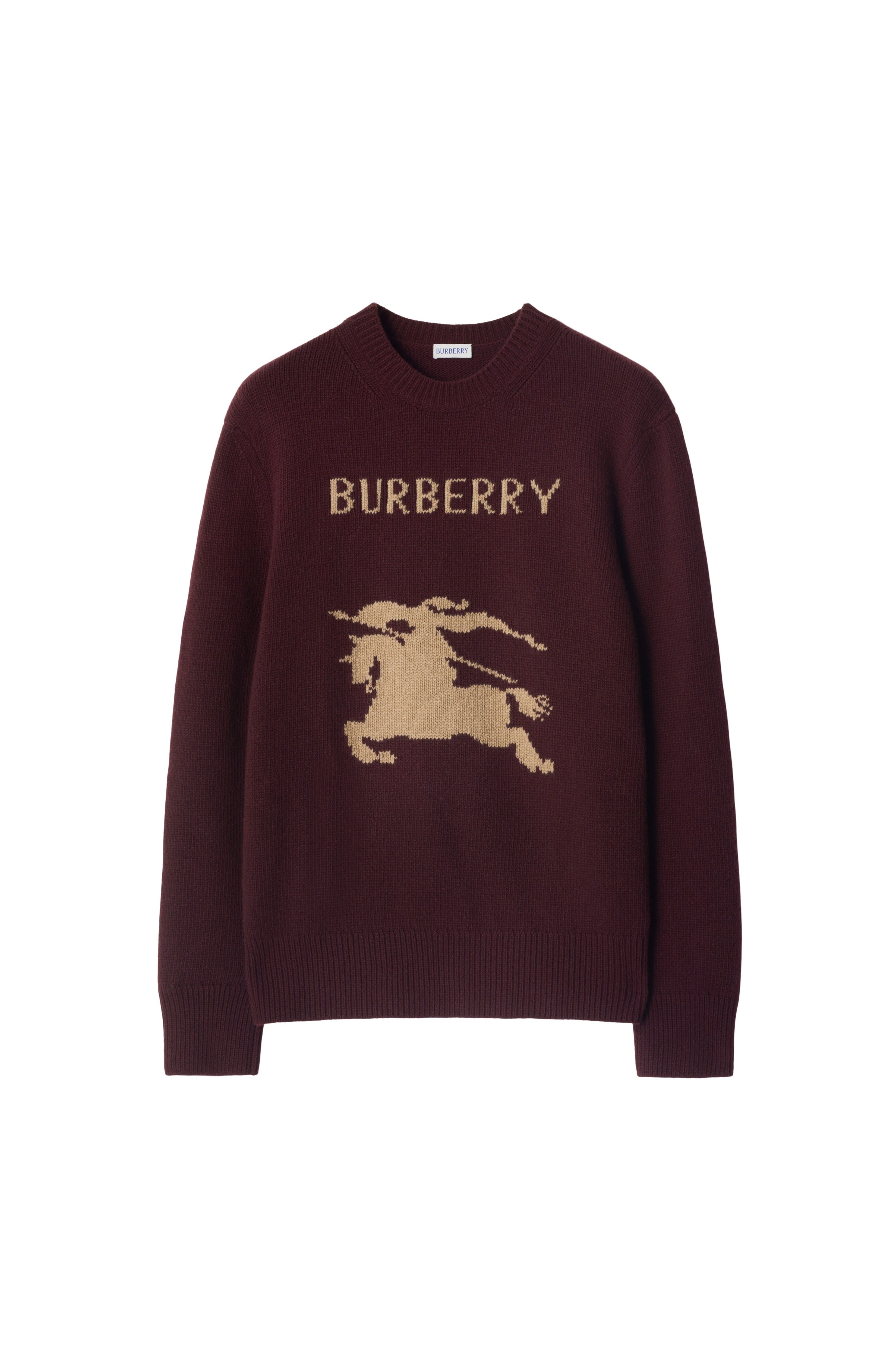 burberry EKD Wool Cashmere Sweater in Box Red at Nordstrom - 2