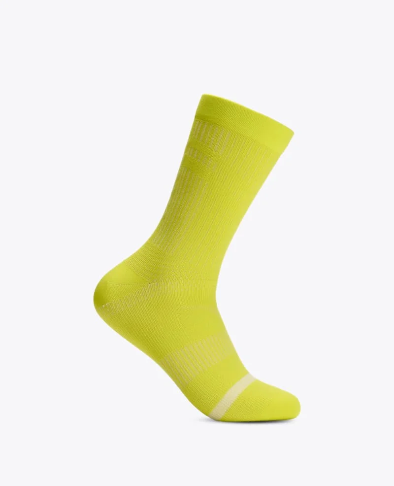 Trail Run Crew Sock Hiking Shoes in Hoka Citrus - 1