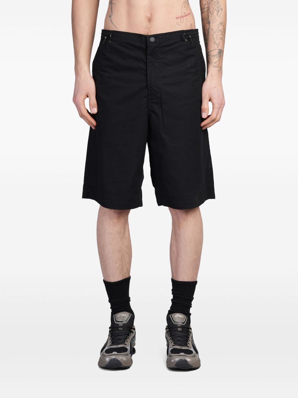 below-knee shorts - 1