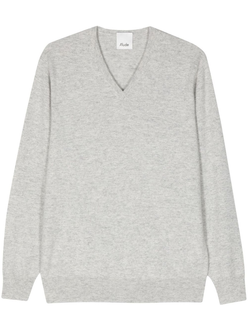 V-neck cashmere jumper 1