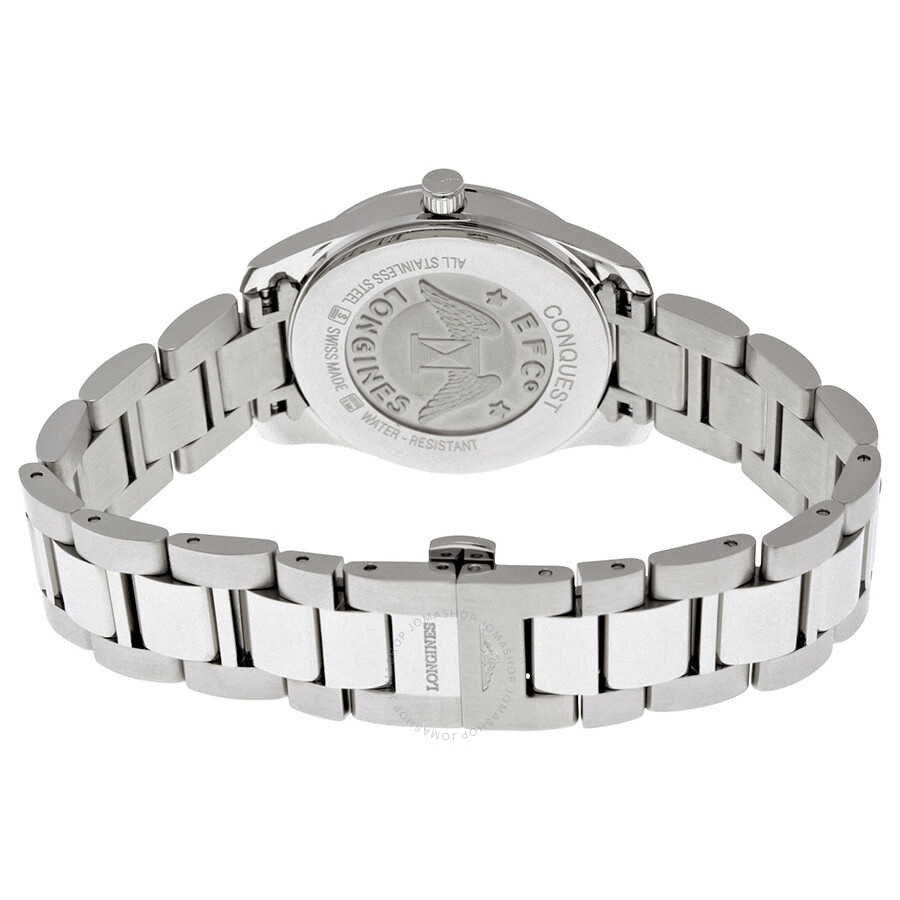 Longines Conquest Black Dial Diamond Ladies Watch L3.401.0.57.6 - 3