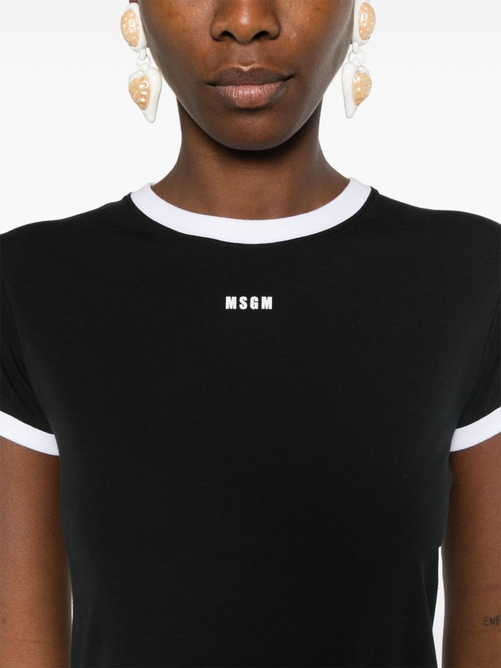 logo-print T-shirt - 5