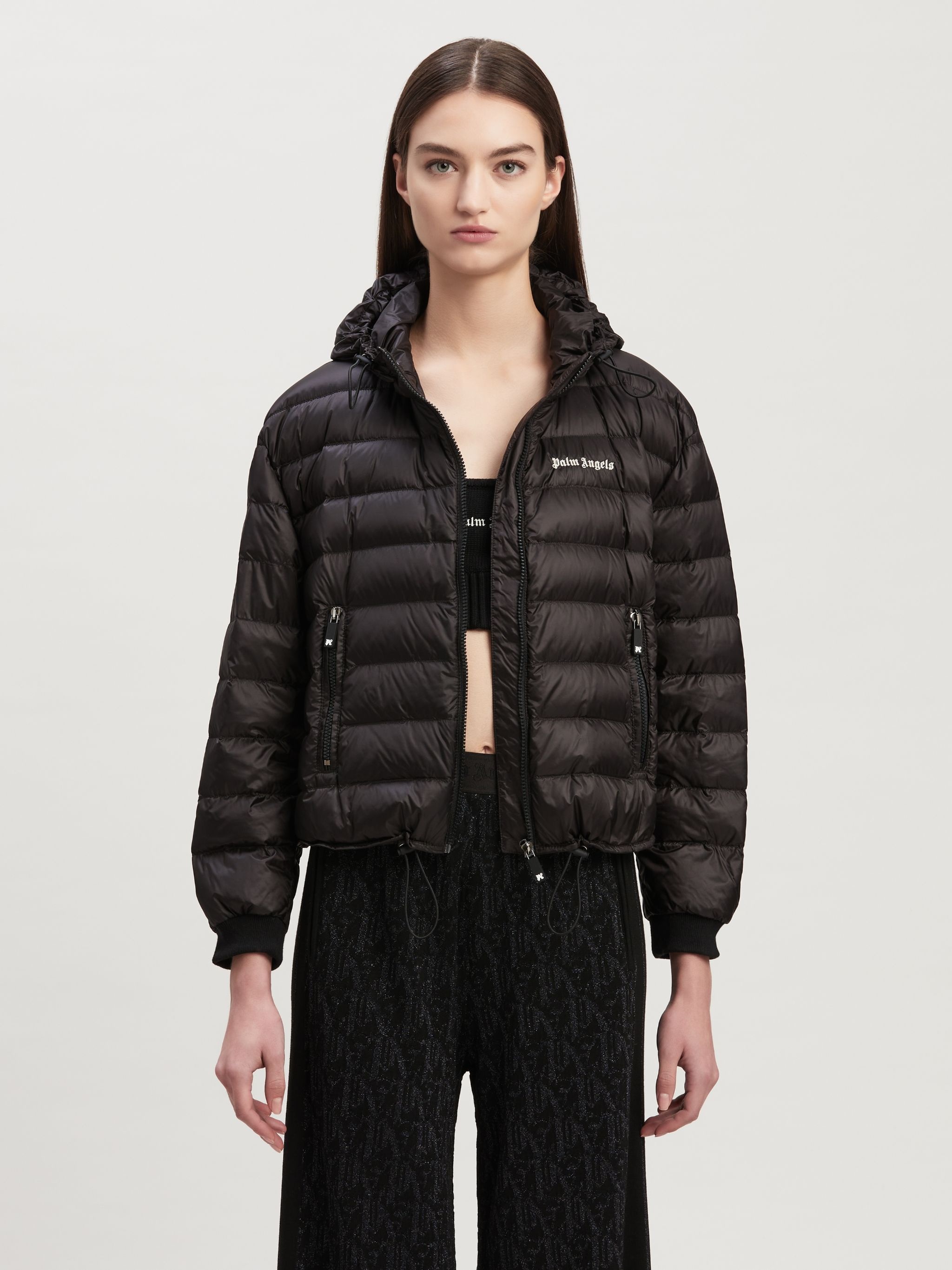 Logo Hooded Down Jacket - 3