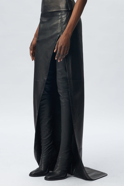 Ann Demeulemeester Janita X-Long Asymmetric Skirt With Deep Slit outlook