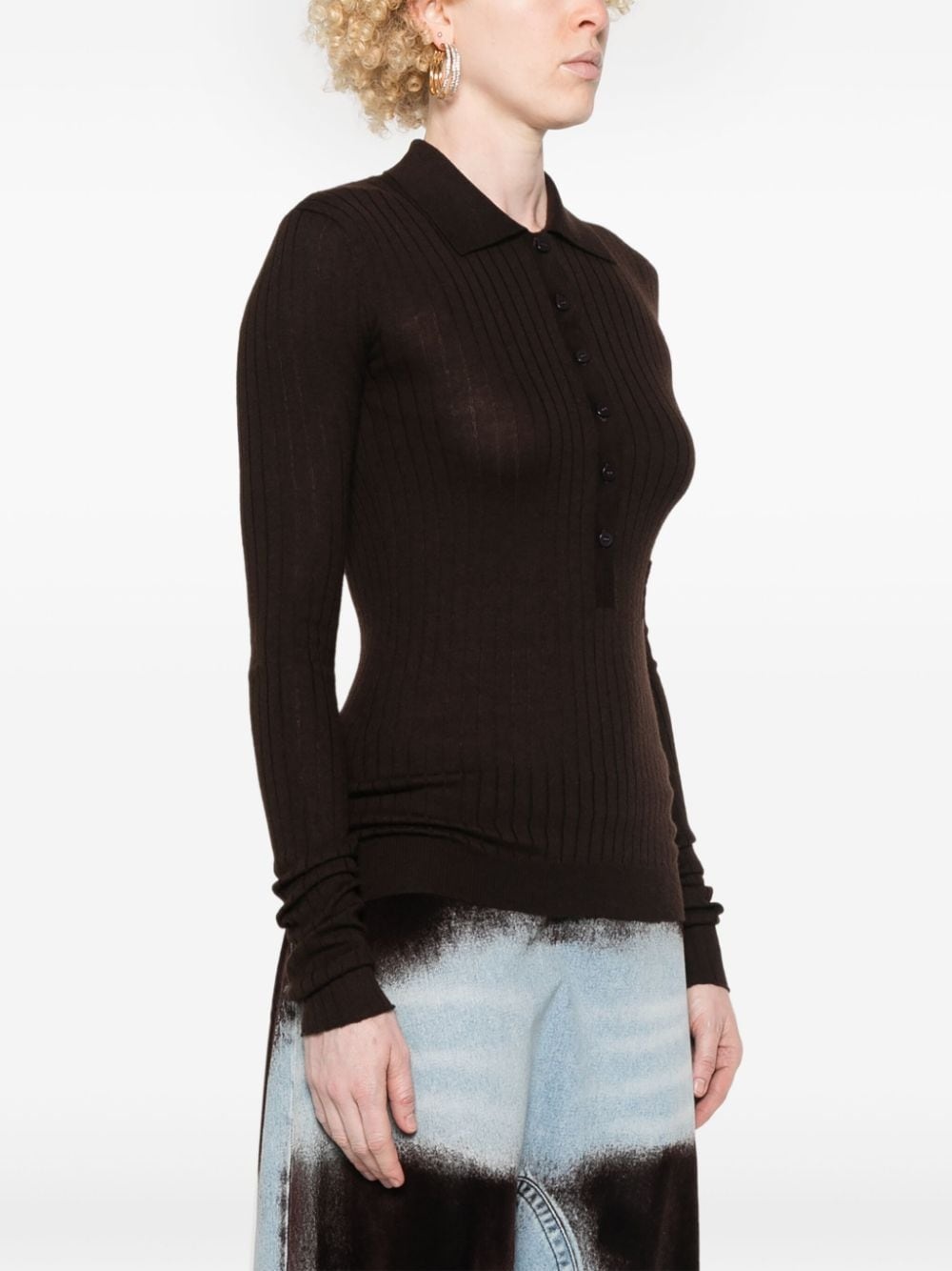 logo-appliqué sweater - 3