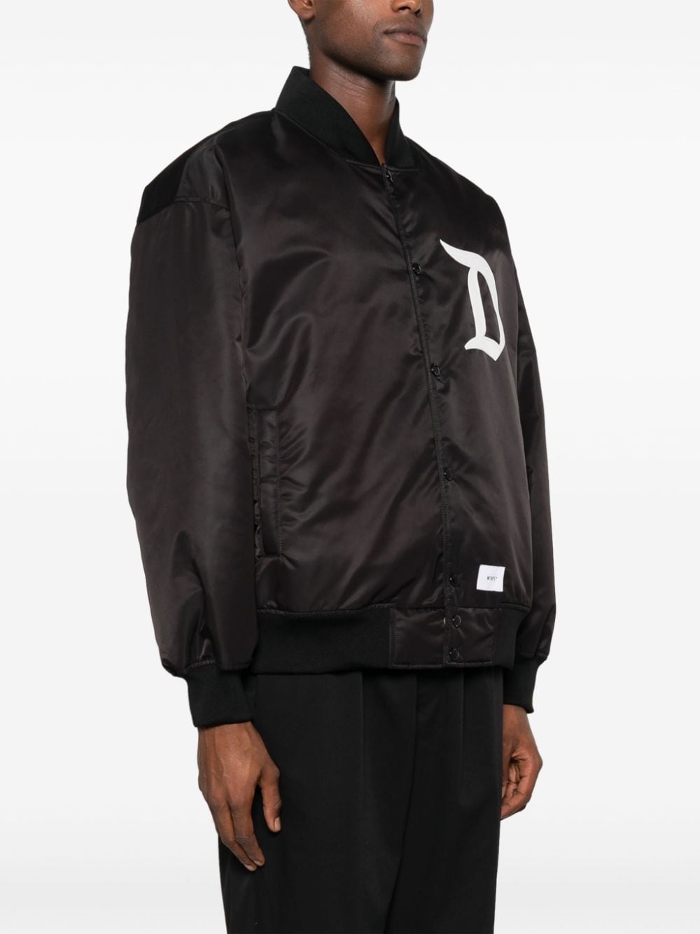 DSQD Team logo-print bomber jacket - 4