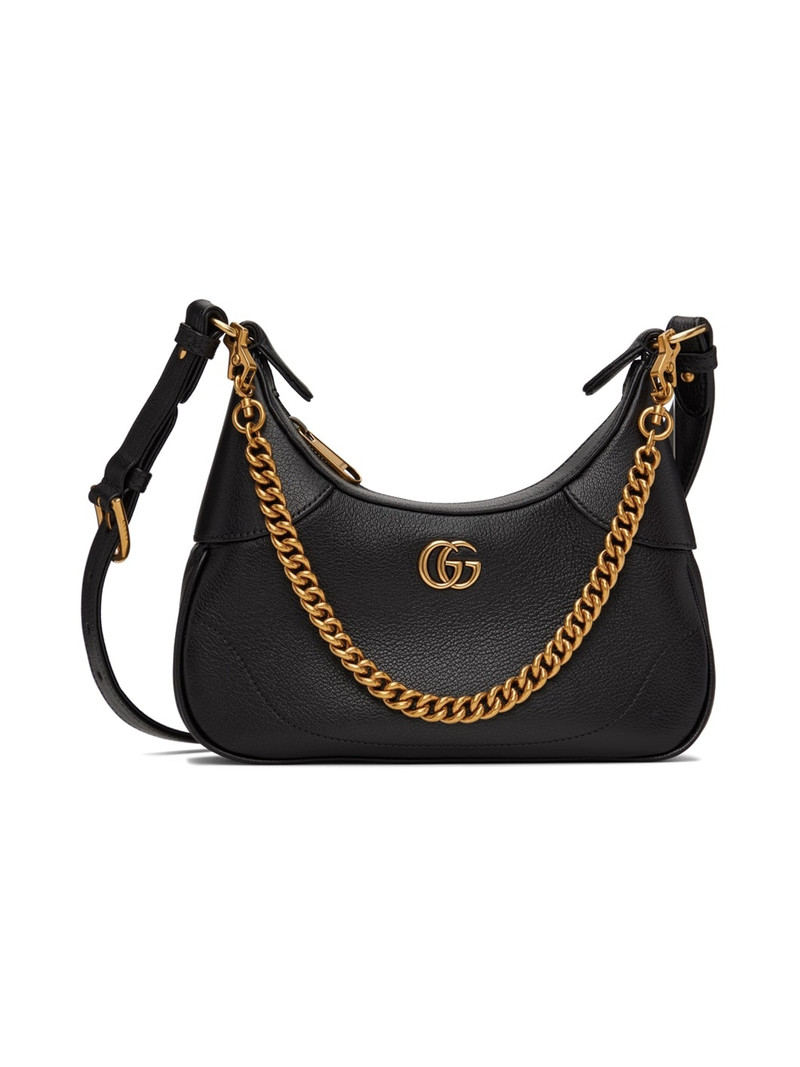 Black Small Double G Aphrodite Shoulder Bag 1