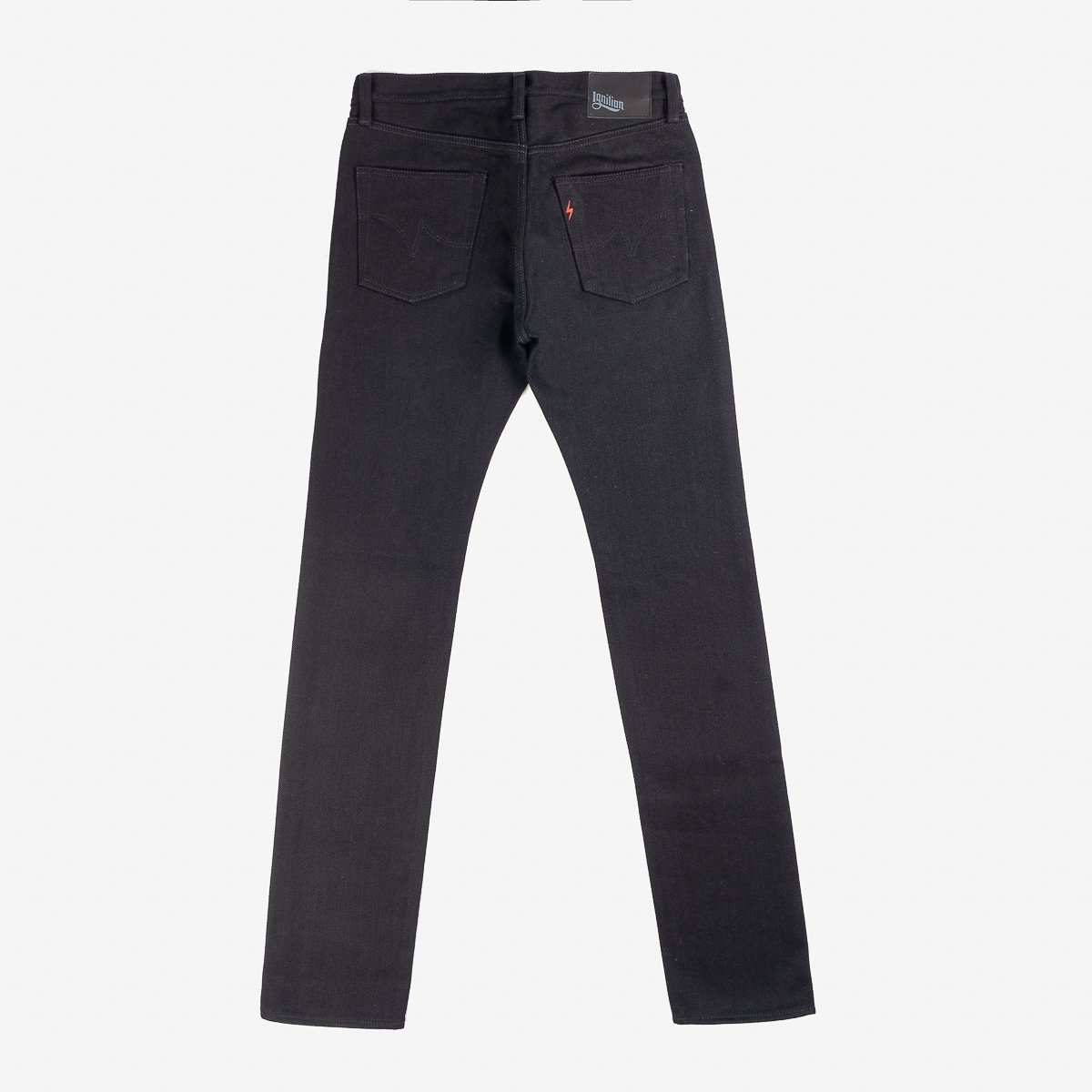 IGW-101B Ignition Works 20oz Denim Slim Fit Tapered Cut Jeans - Black - 5