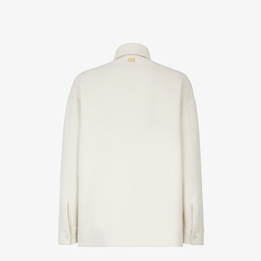 White cashmere blouson - 2