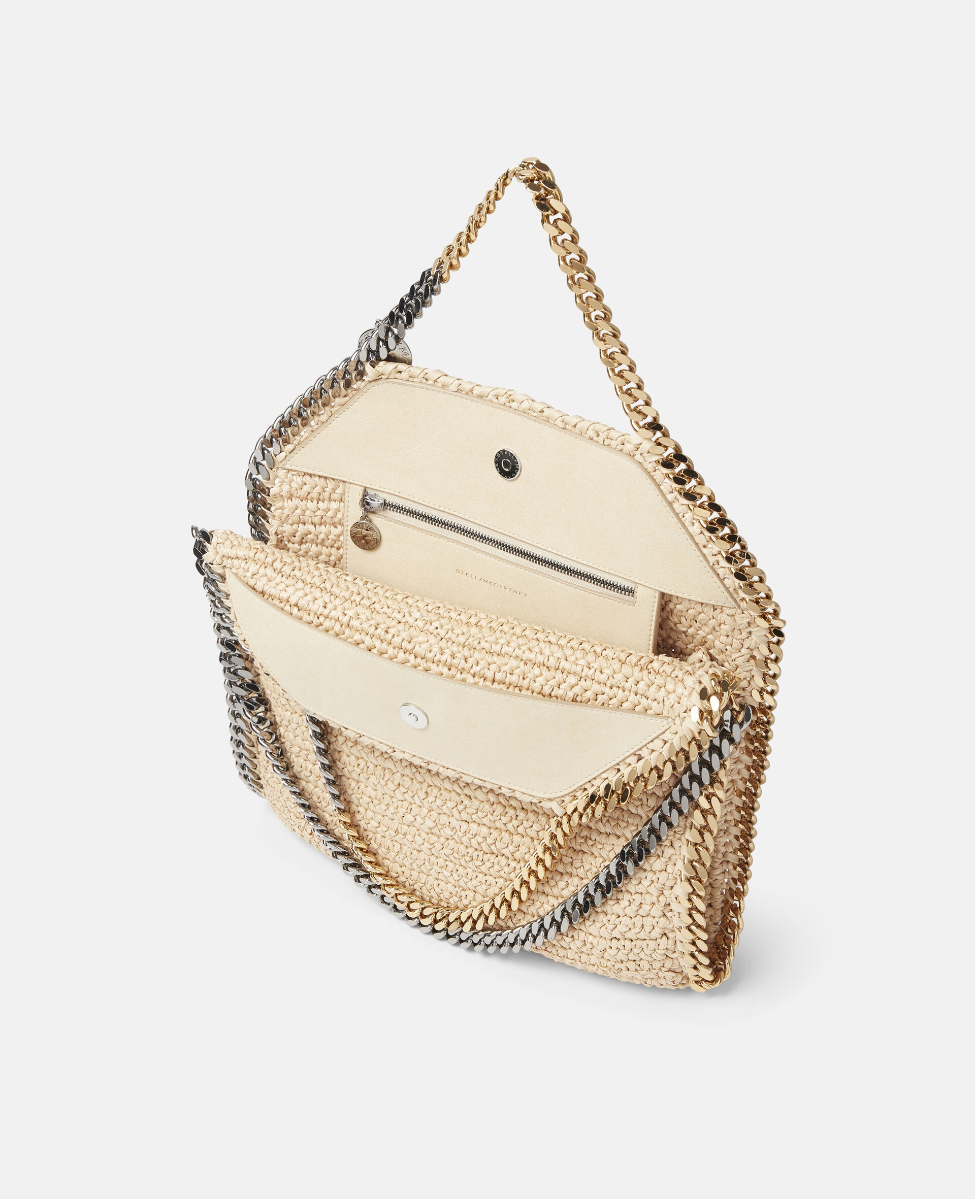 Falabella Raffia Fold-Over Tote - 4