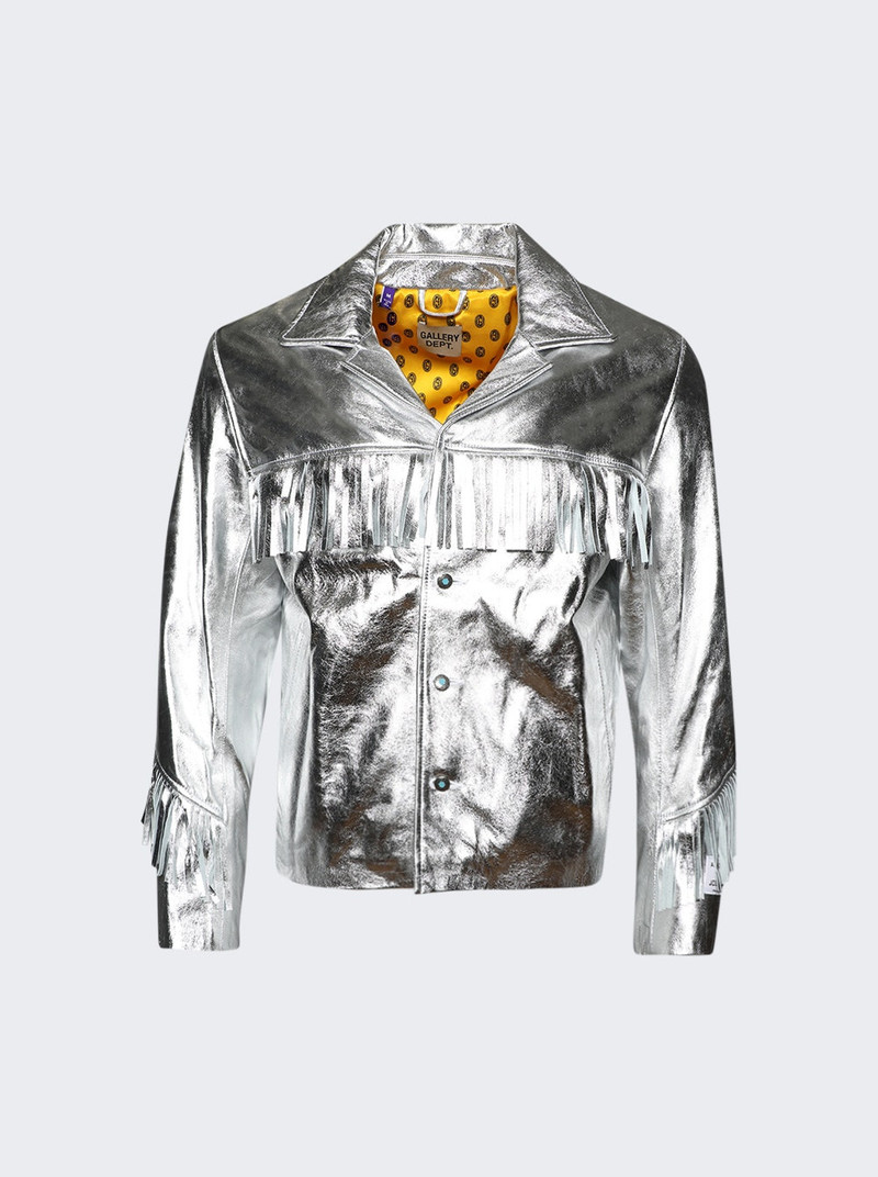 Orlando Fringe Jacket Metallic Silver 1