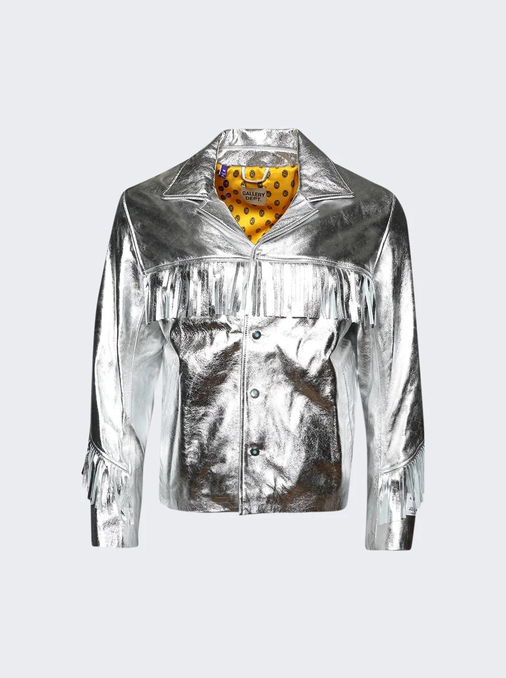 Orlando Fringe Jacket Metallic Silver - 1