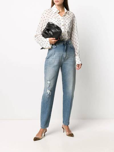 Dolce & Gabbana ripped detail boyfriend jeans outlook