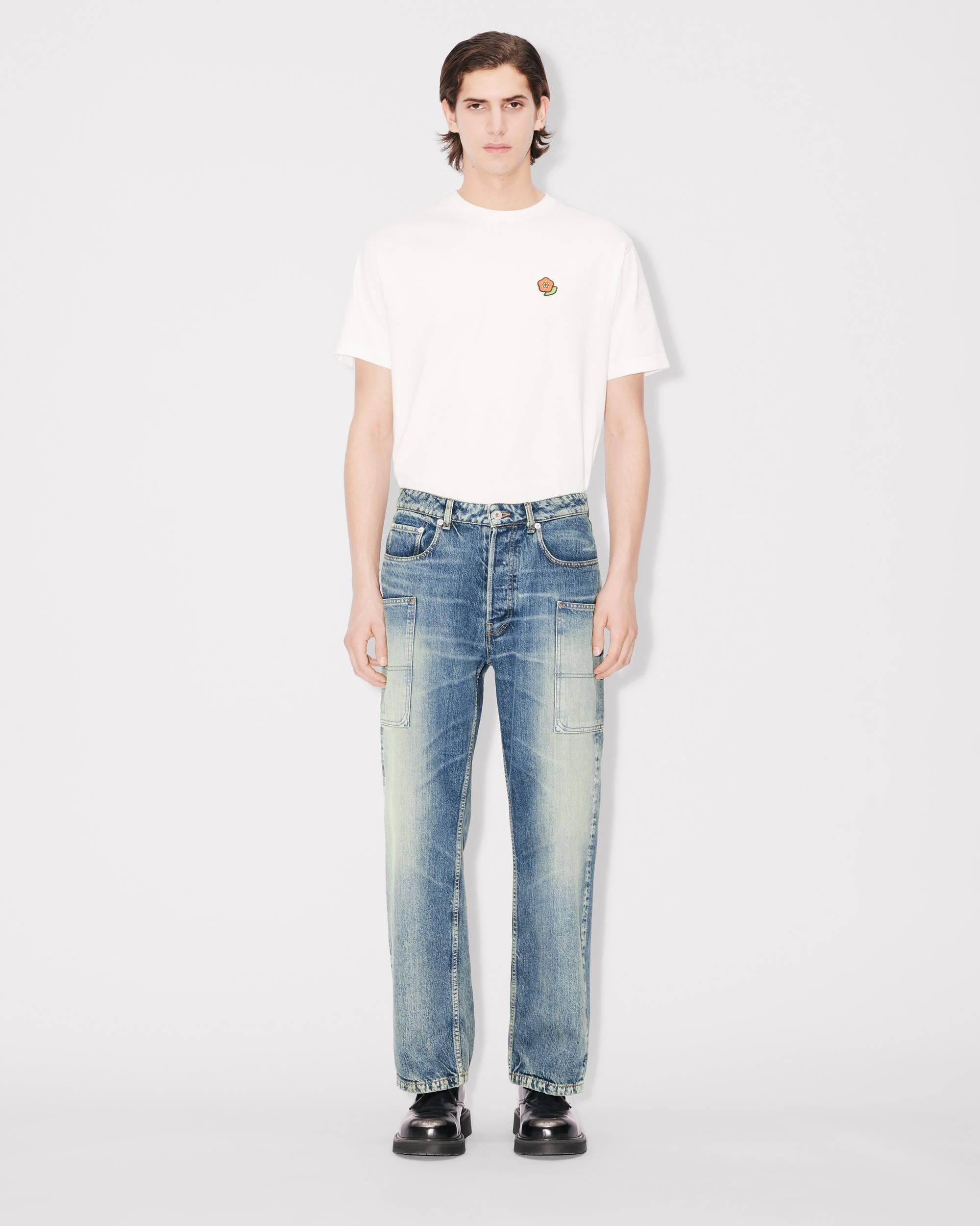 Cargo monkey fit jeans in japanese denim - 5