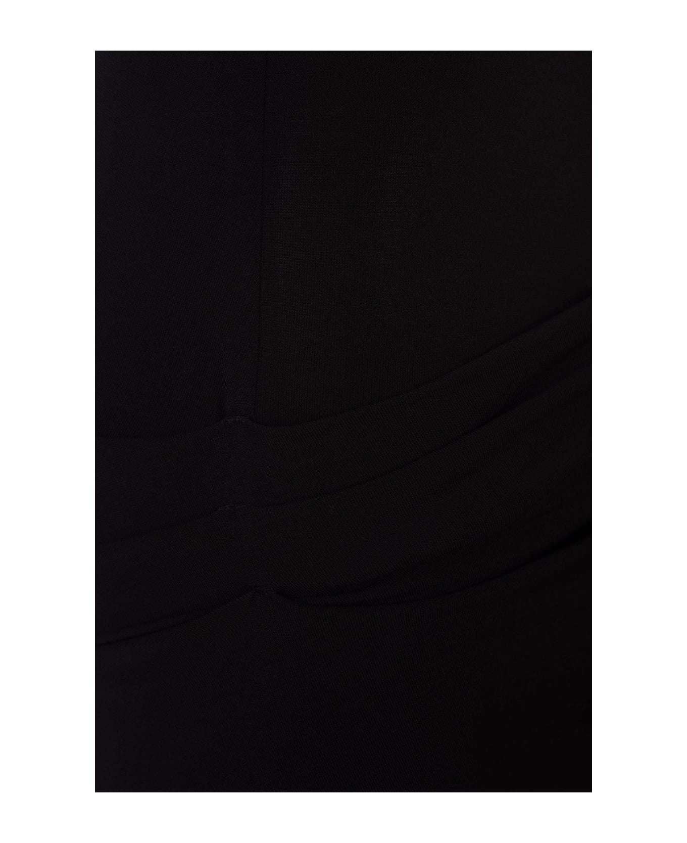 Asymmetrical Draped Dress - 4