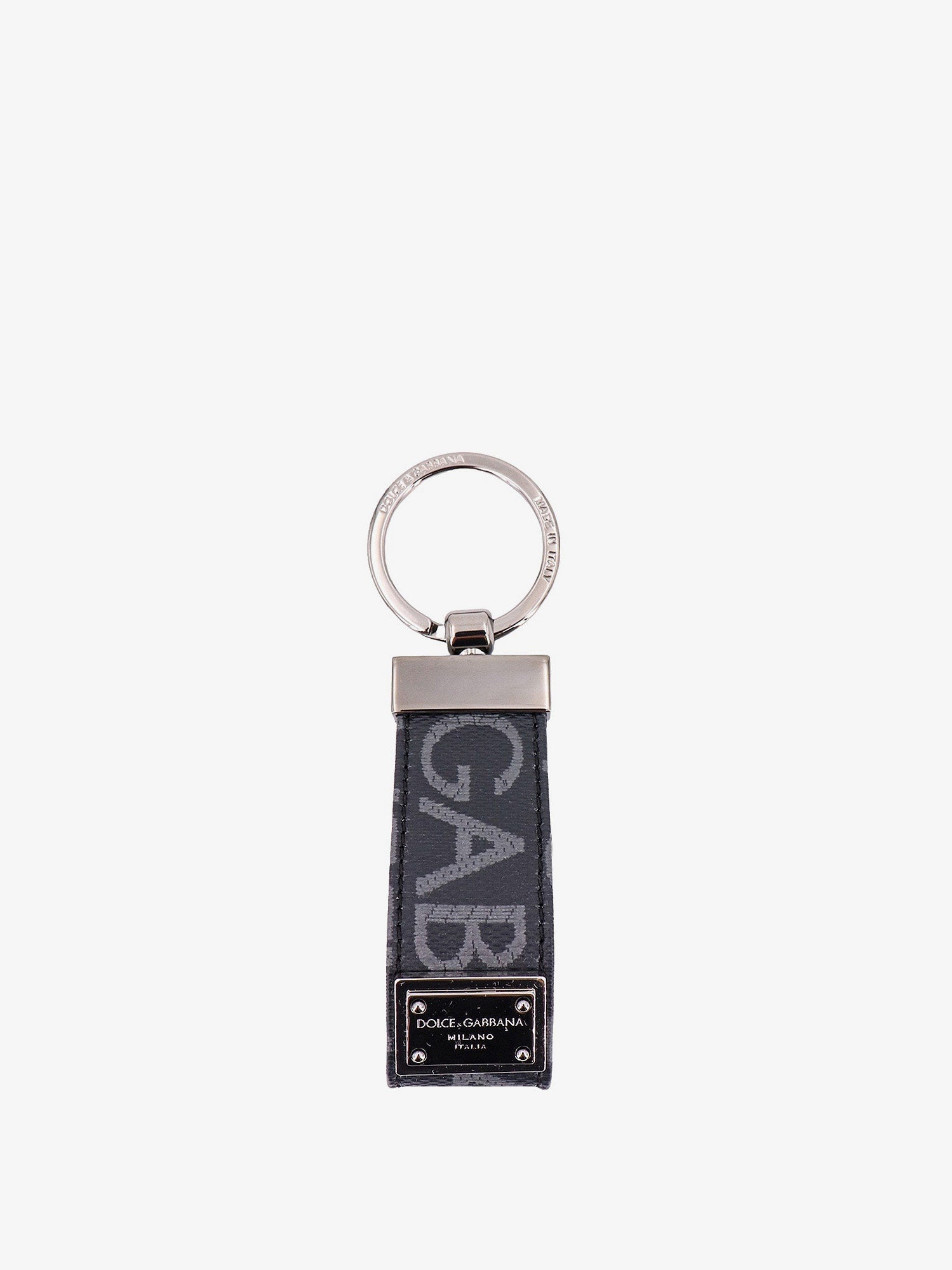 Dolce & Gabbana Man Keychain Man Black Key Rings - 1