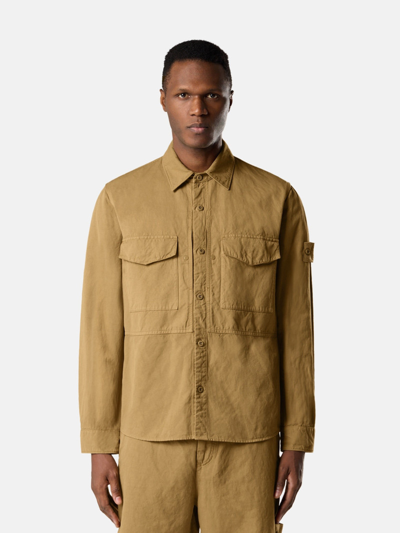 Stone Island 1200012 COTTON LINEN CANVAS_S.I.GHOST outlook
