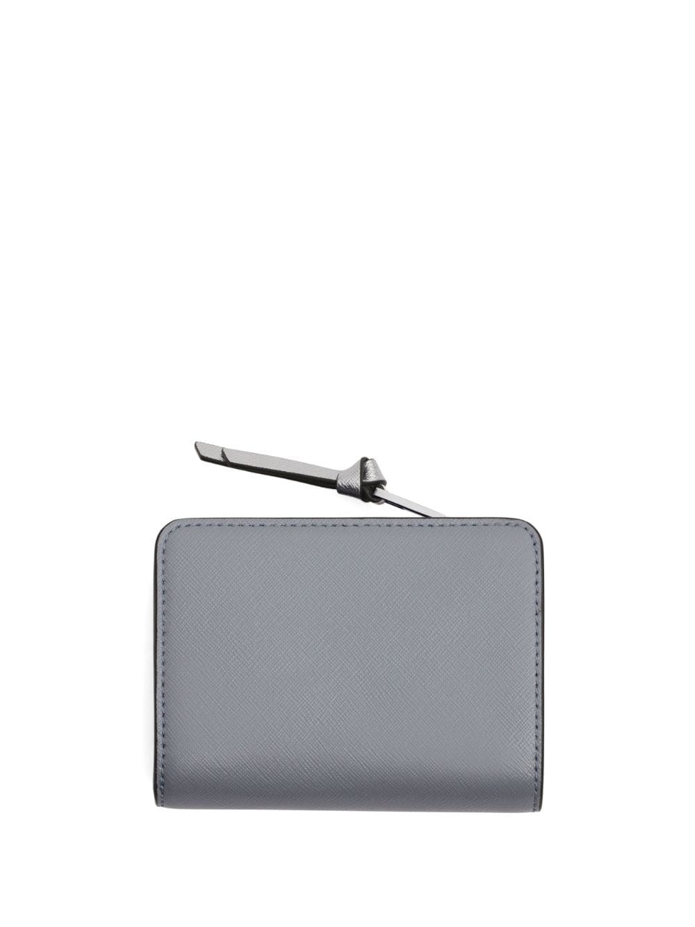 logo-plaque leather wallet - 2