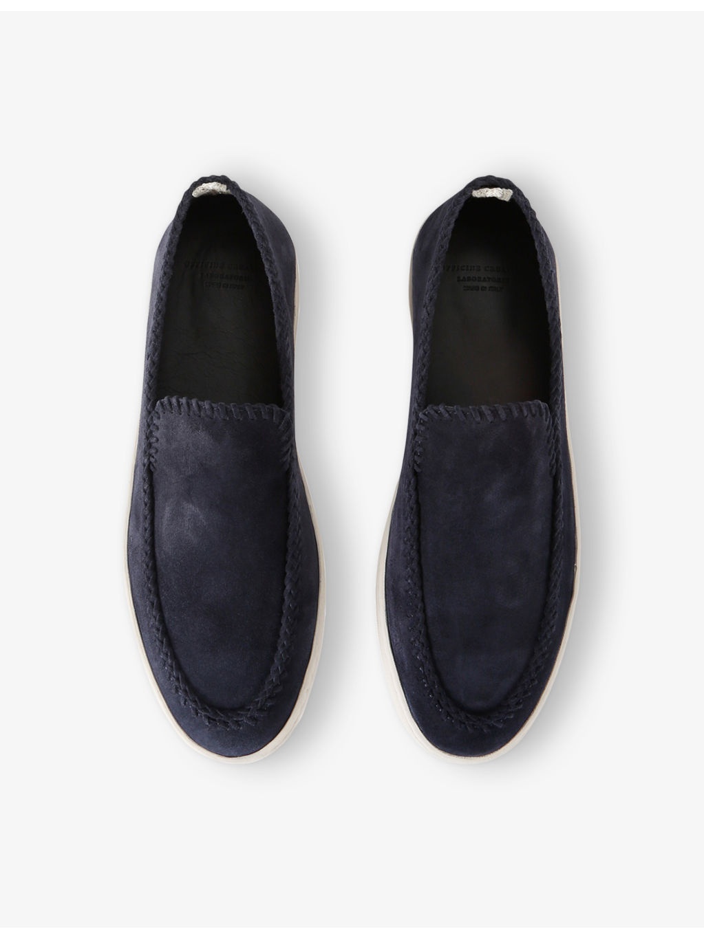 Herbie Contrast-Sole Suede Loafers - 2