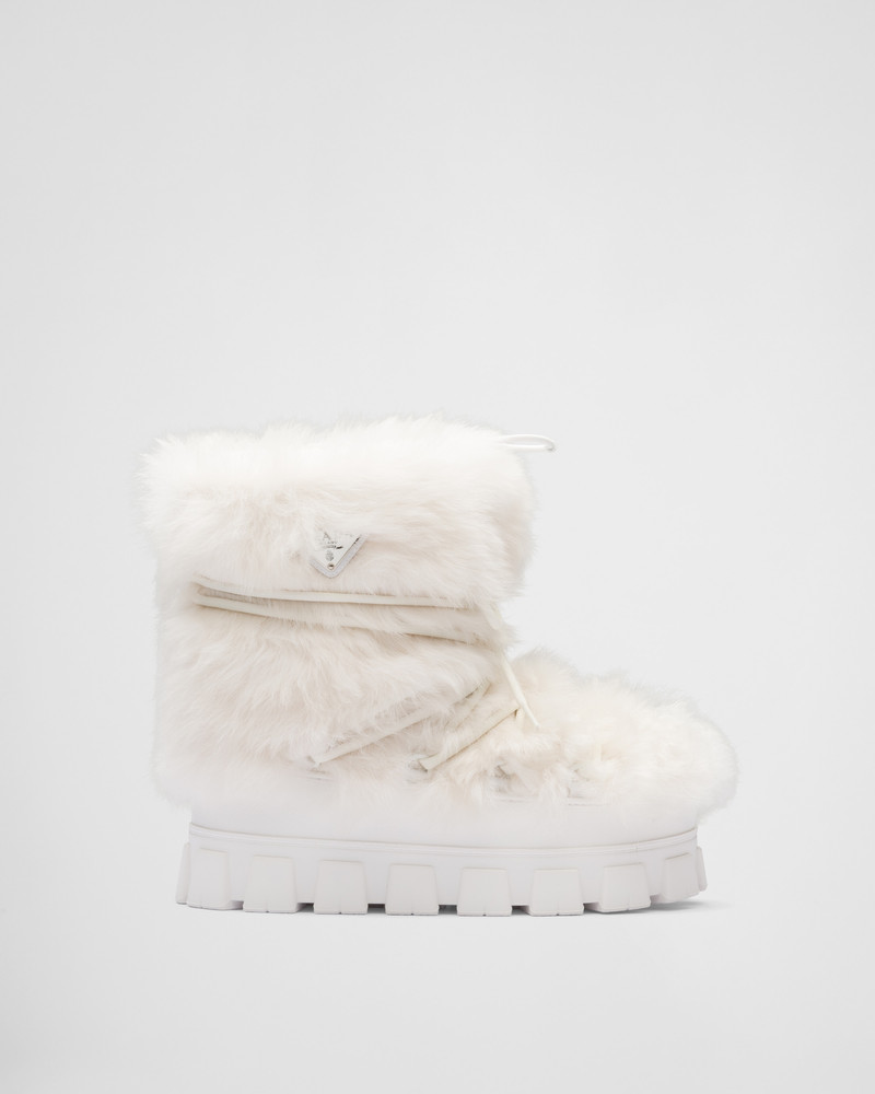 Shearling apres-ski boots 2