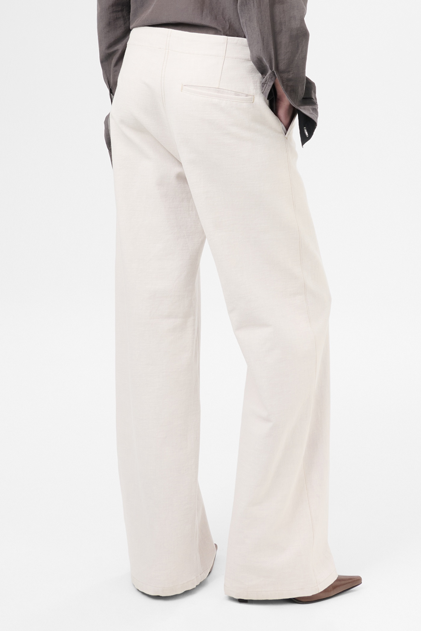 Harbour Trouser Dust Bunny Disrupted Sateen - 8