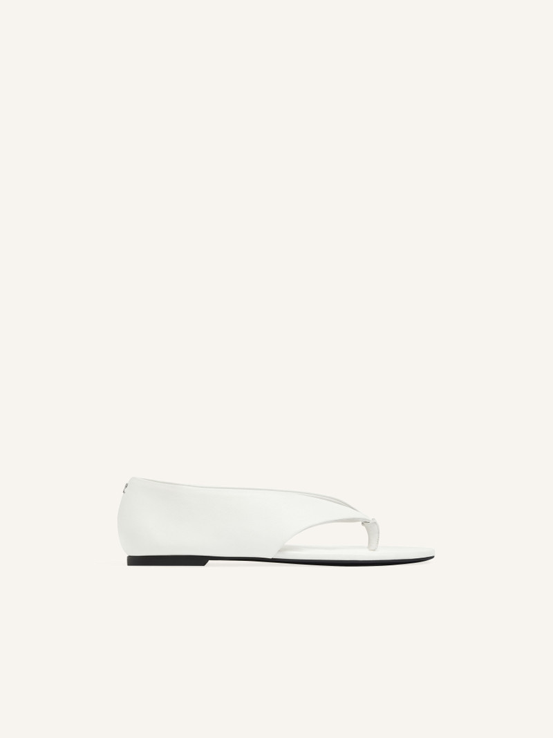 OPENED LEATHER BALLERINAS - 1