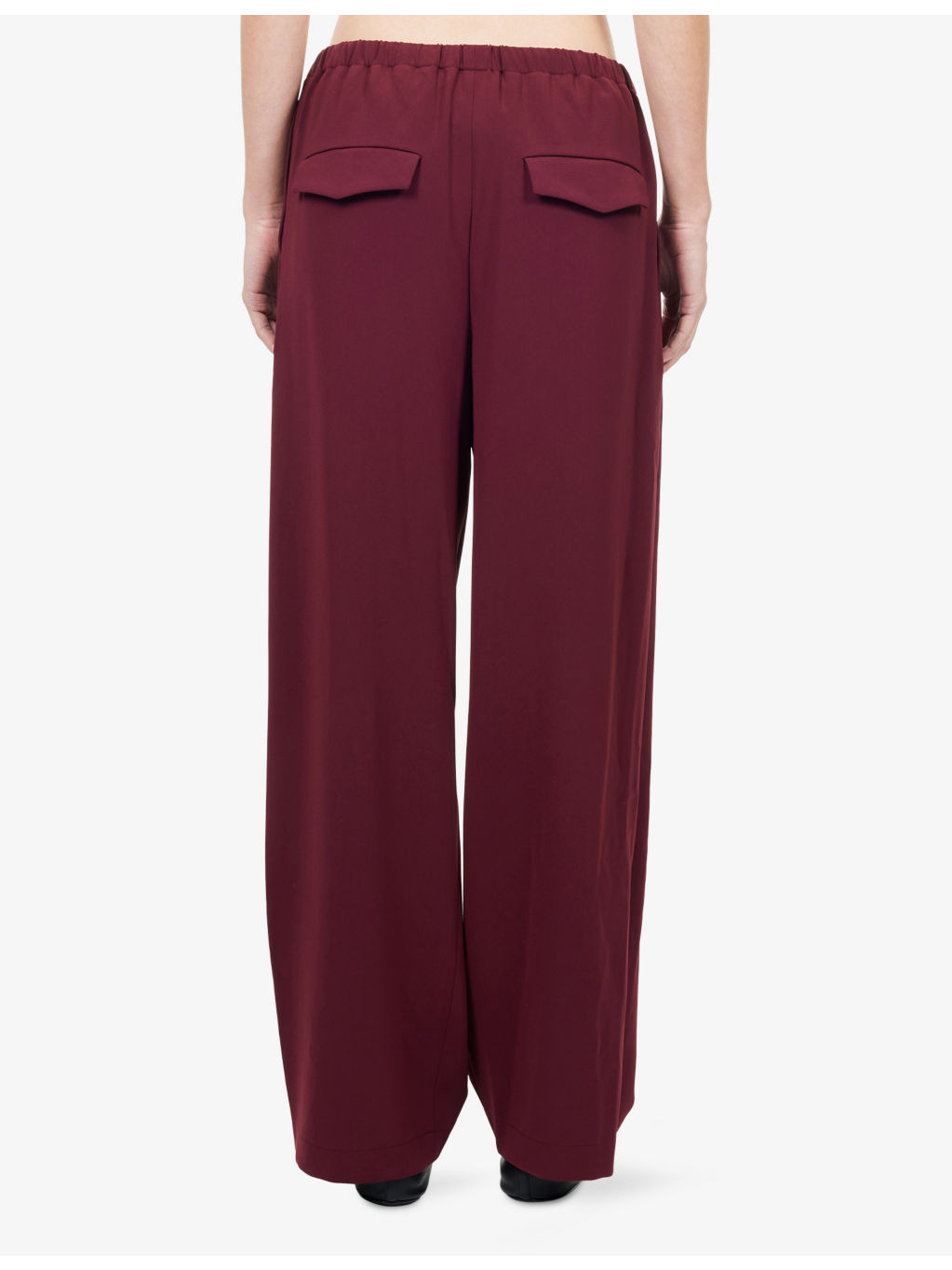 Pleated Relaxed-Fit Woven Trousers - 4