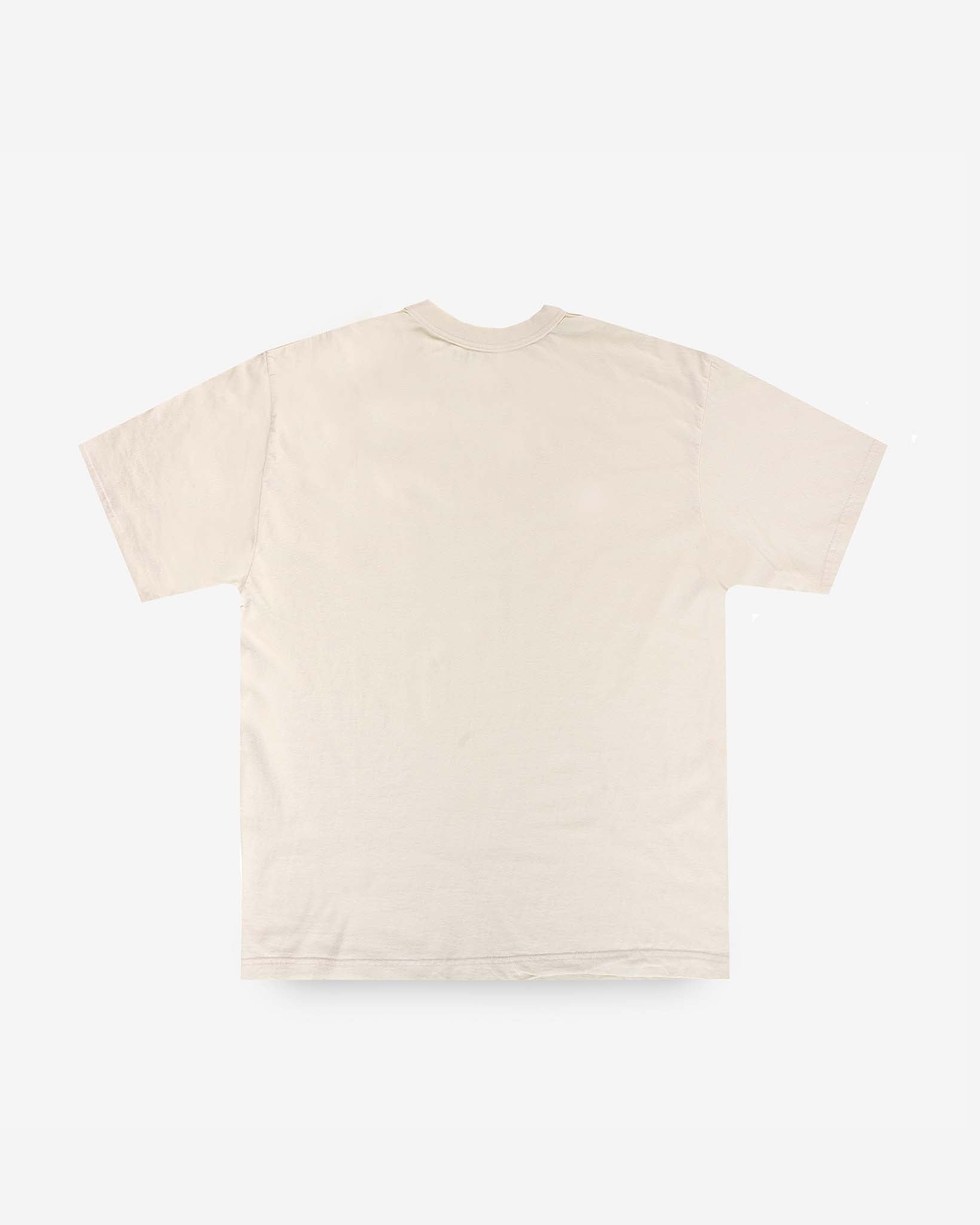 UTIL-NPDYE-REED UTILITEES - 5.5oz Loopwheel Crew Neck T-Shirt - Natural Pigment Dyed Reed - 4