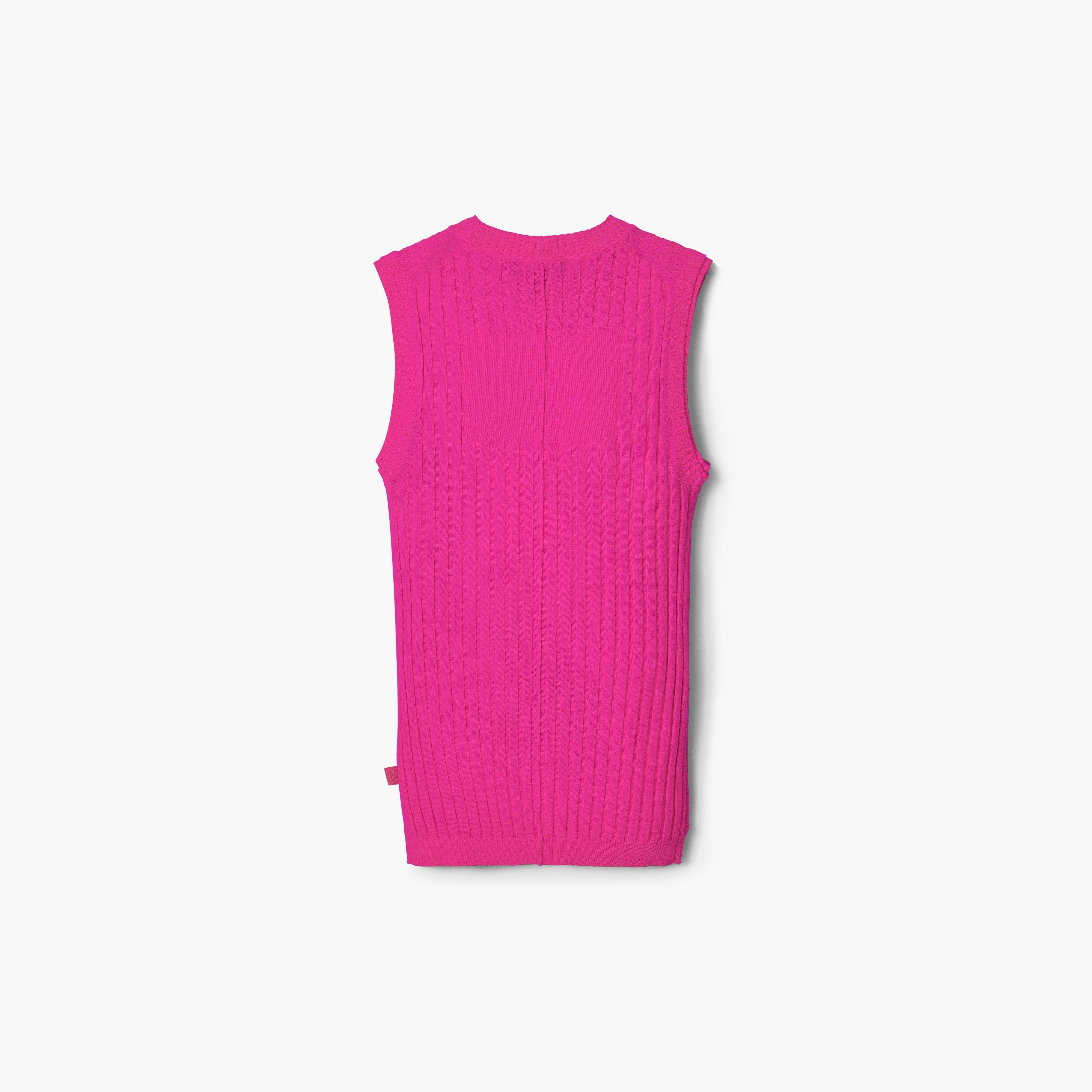 FINE RIBBED MERINO TANK - 5