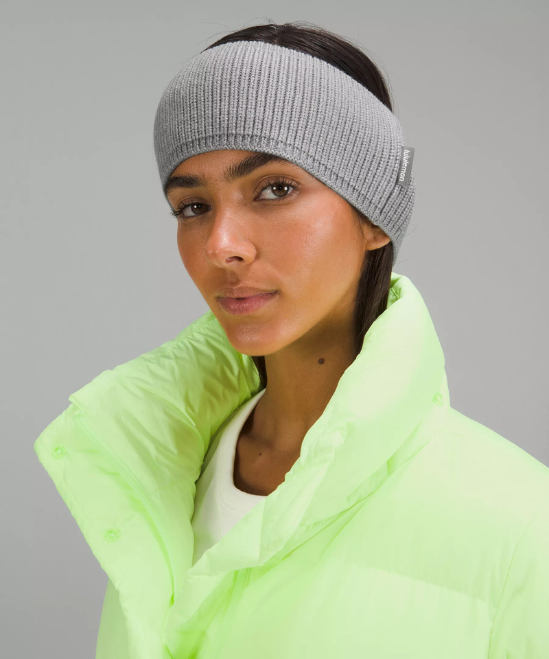 lululemon Women's Ribbed Merino Wool-Blend Knit Ear Warmer outlook