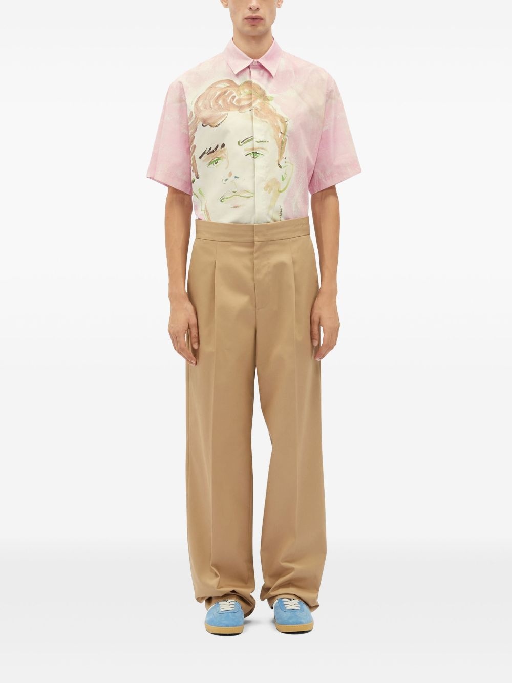 wide-leg tailored trousers - 2