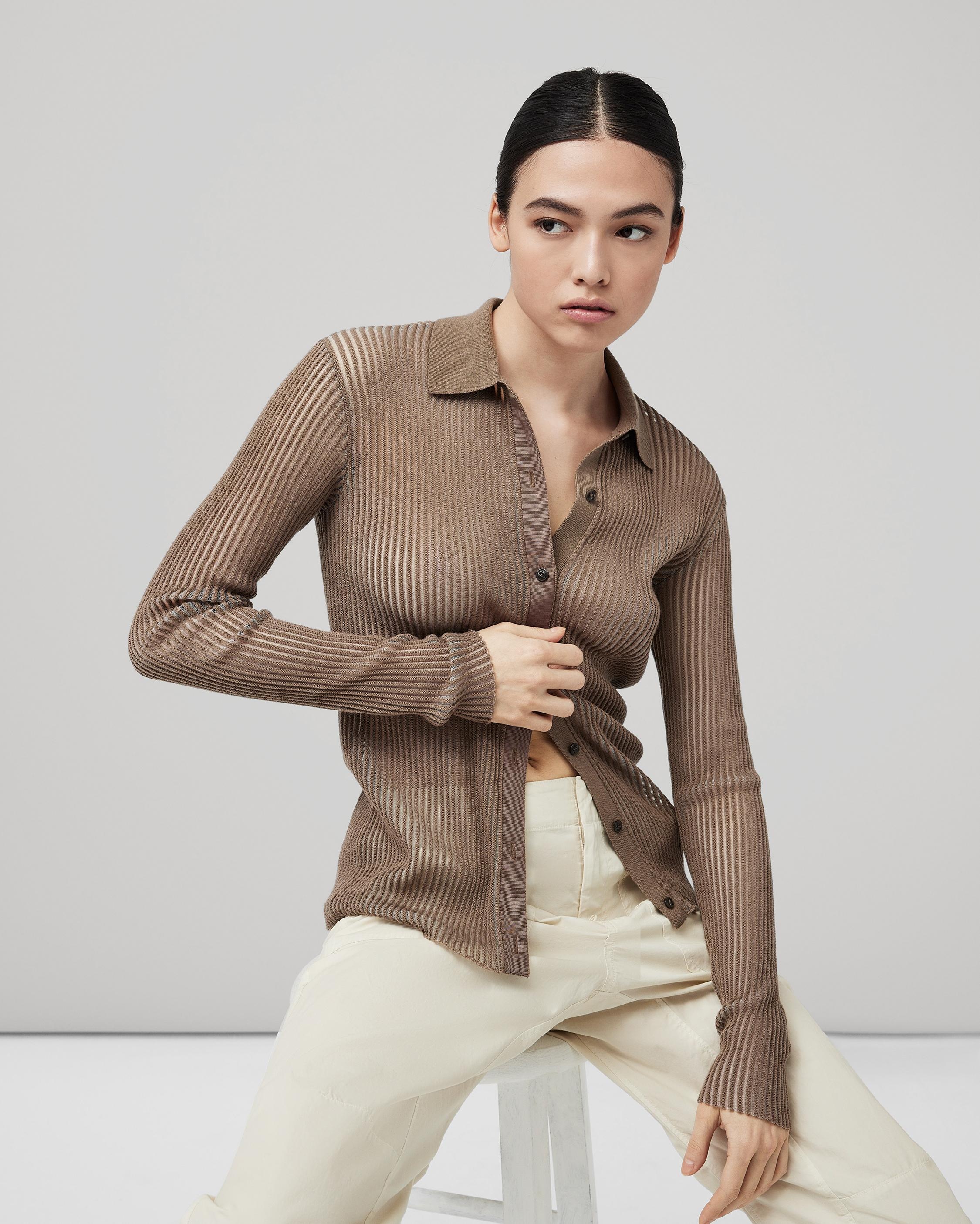 Dorit Wool Button Down Shirt
Slim Fit Shirt - 3