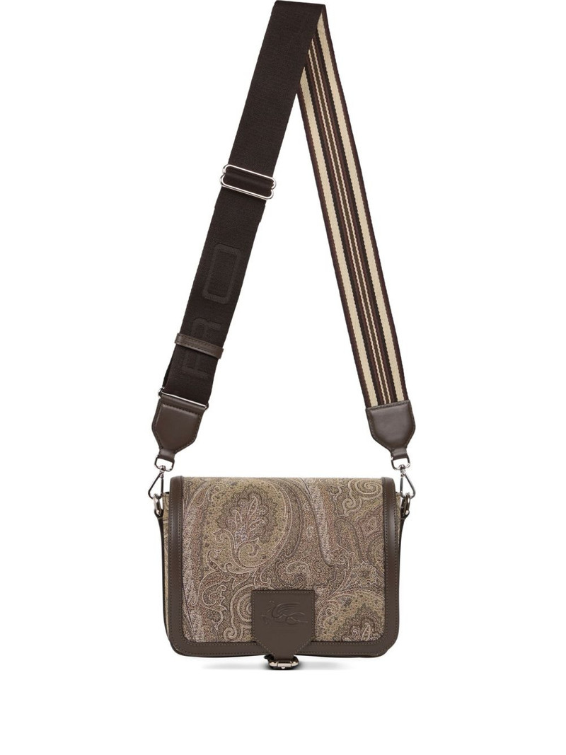 paisley-pattern messenger bag 1