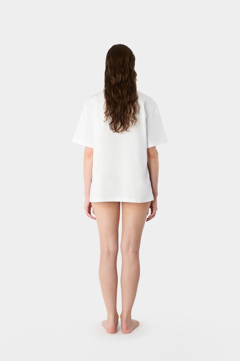 'EVERYDAY I WEAR SUNNEI' CLASSIC T-SHIRT / white 7