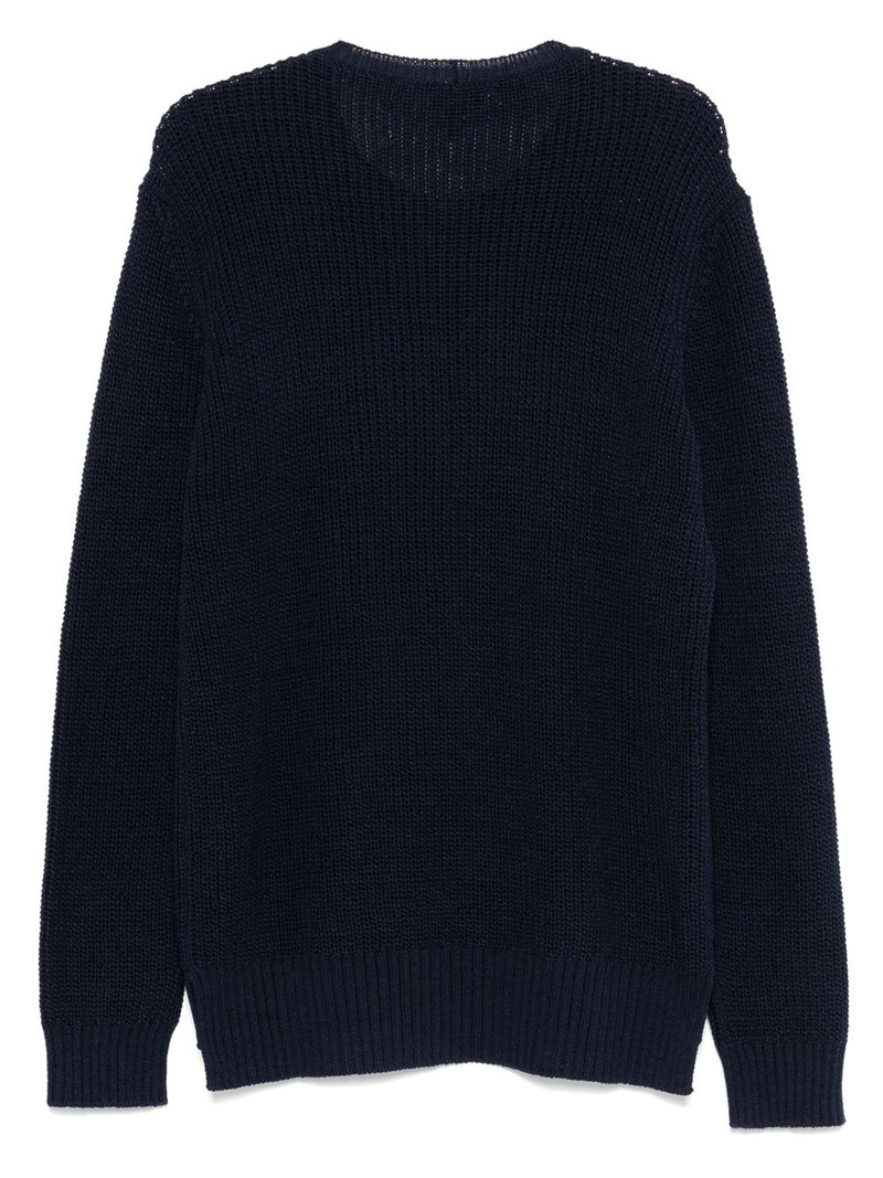 GIORGIO ARMANI chunky-knit sweater outlook