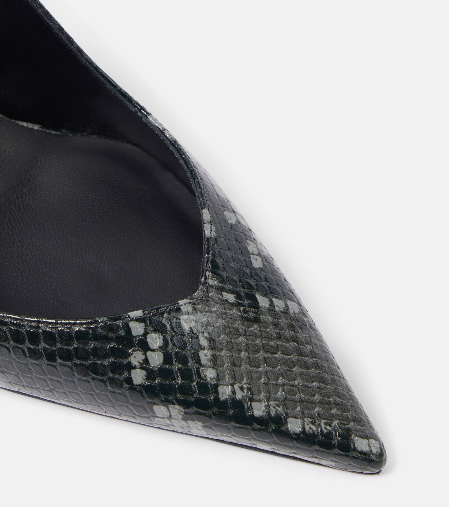 Cheope 105 leather slingback pumps - 5