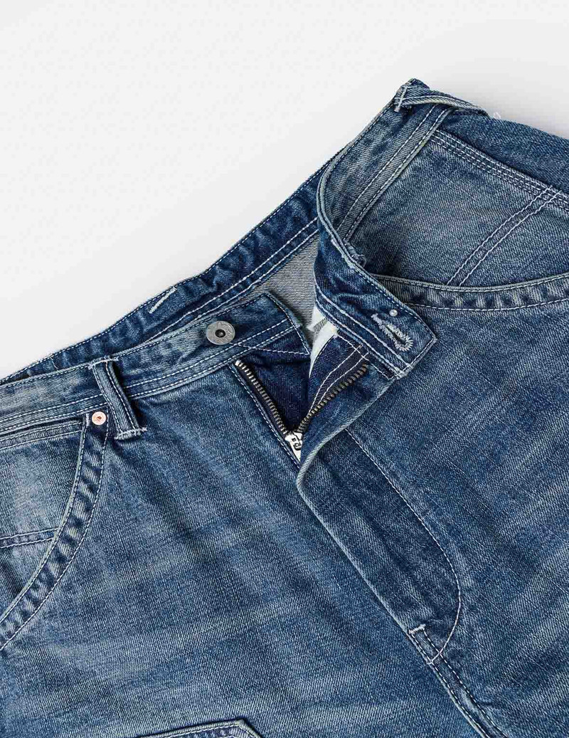 Heavy Washed studded Cargo Shorts 8