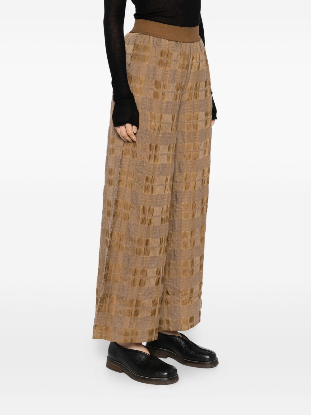 checked trousers - 3