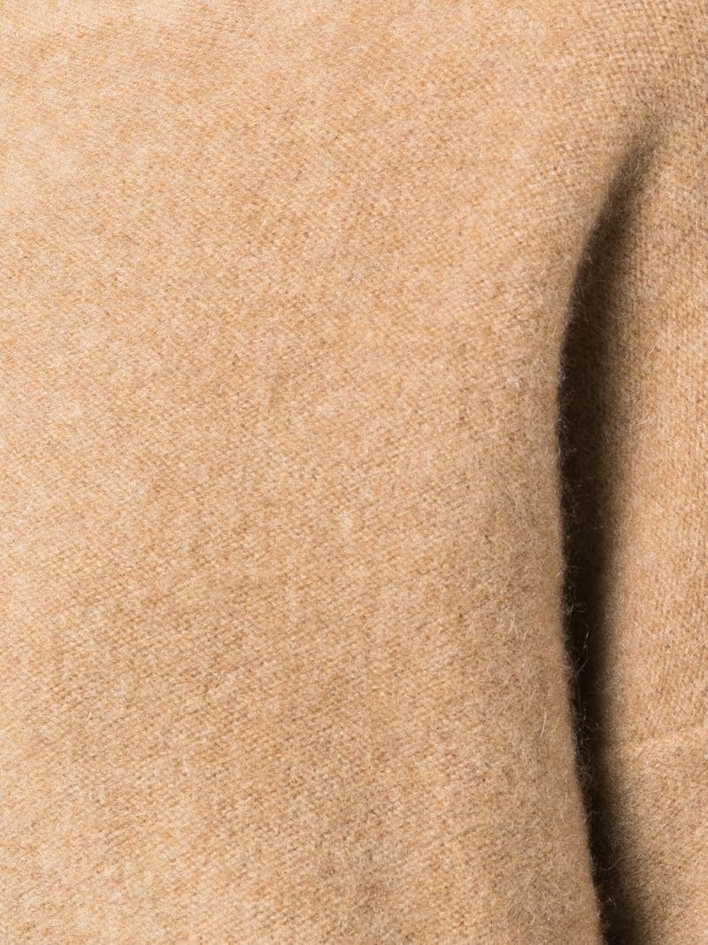 mock-neck cashmere jumper - 6