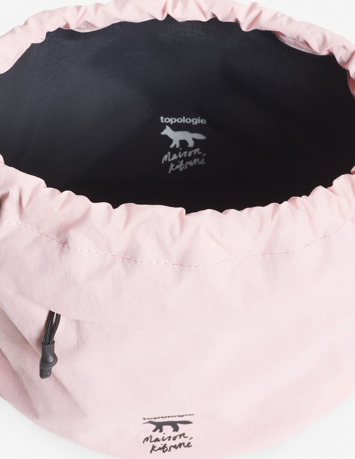 TOPOLOGIE x MAISON KITSUNE REVERSIBLE POUCH - 11